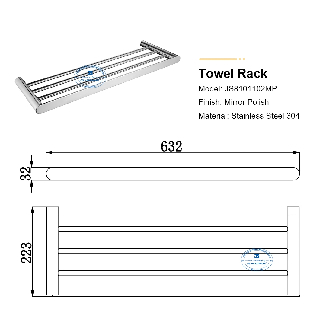 Modern Stainless Steel Bathroom Bath Hardware Toilet Set Bathroom Fittings