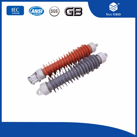 Hochwertiger elektrifizierter Eisenbahn-Verbundisolator für Eisenbahnstromleitungen